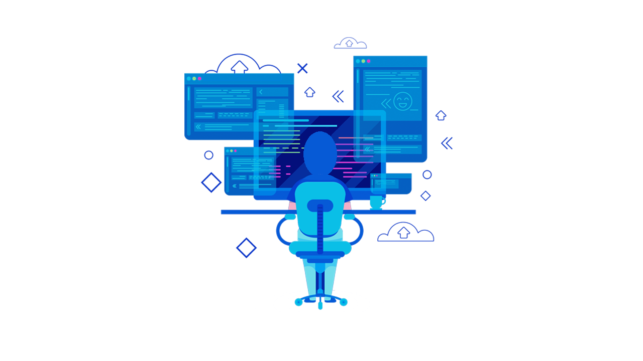 A hacker sitting at a computer exploiting vulnerabilities, demonstrating the importance of regularly conducting a penetration test 