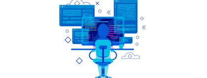 A hacker sitting at a computer exploiting vulnerabilities, demonstrating the importance of regularly conducting a penetration test